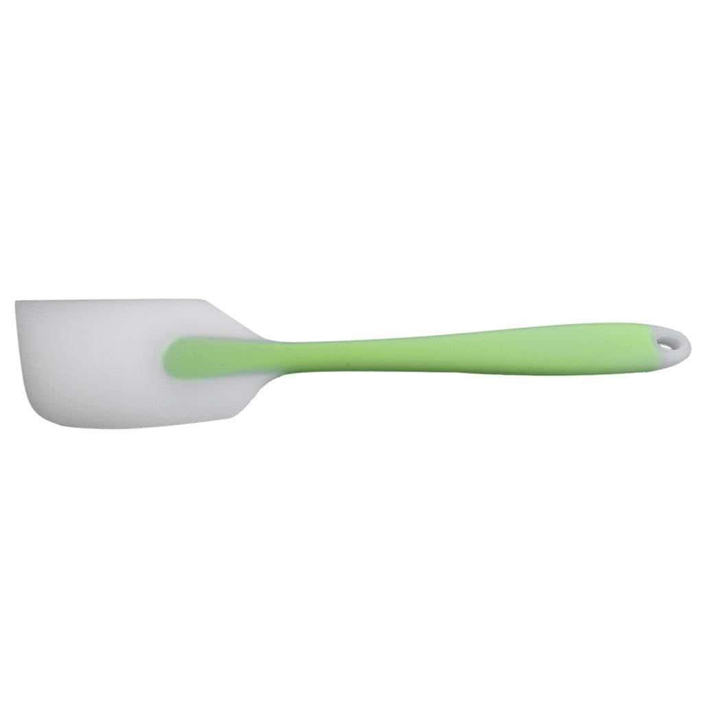 Zoomella Long Handle Silicone Spatula HeatResist Cake Decorating Scraper Green|Cooking Utensils|Home & Garden