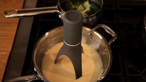Utensil Stirr - The Unique Automatic Pan Stirrer - Dishwasher Safe, 3 Stirring Speeds With Led Indicator