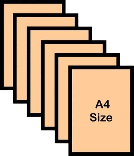 A4 Size Photo Frames - Wall & Tabletop Display, Lightweight Black Frame Khali Frame /A4 Size, 9X12Inches (6, Black-Frame)