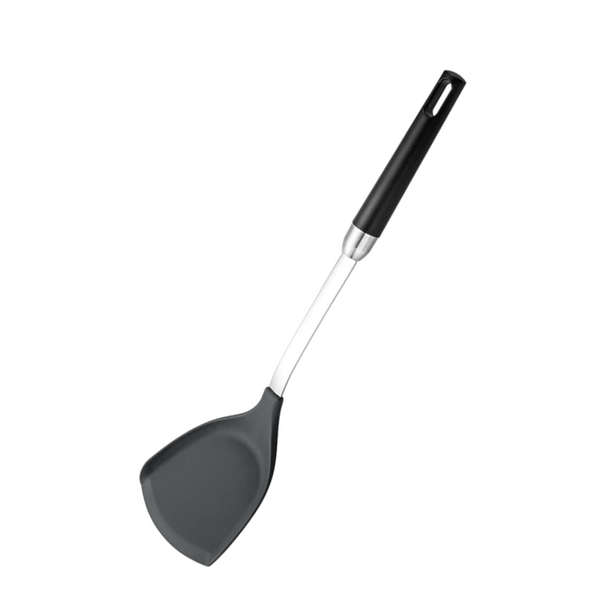 Pepplo Flexible Silicone Spatula Turner HeatResistant NonStick Kitchen Utensil NonSlip Cooking Tool For Flipping Eggs, Burger