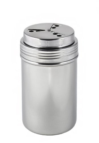 Stainlesslux 75154 Brushed Stainless Steel Spice Shaker/Cheese Shaker - Fine Stainlesslux Kitcheware For Your Home