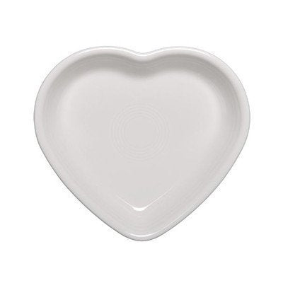 Homer Laughlin Medium Heart Bowl, White