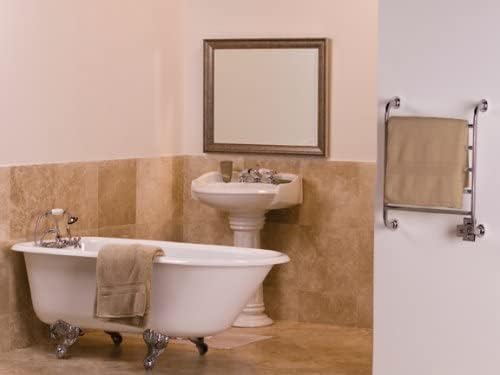 Warmrails Regent Wall Mount Chrome Finish Towel Warmer - Quick Heat - Plug In Or Direct Wire Option - Model Hsrc