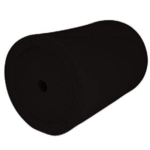 Blank Thick Foam Old School Can Cooler (6 Pack, Black)