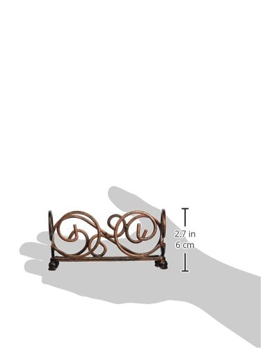 Thirstystone Bronze Colored Iron Coaster Holder With Ball Feet 5'' X 5 X 2 Holds 4-4'' Round Or Square Coasters