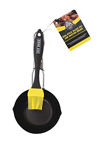 Pit Boss 67267 Bbq Brush With Pot