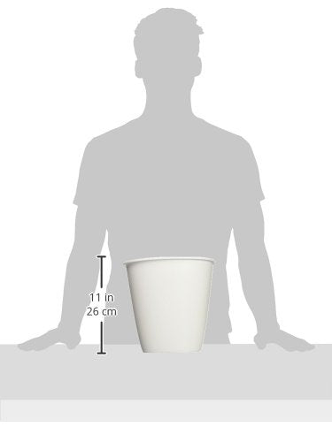 Sterilite White 10118012 1.5Gal Wastebasket