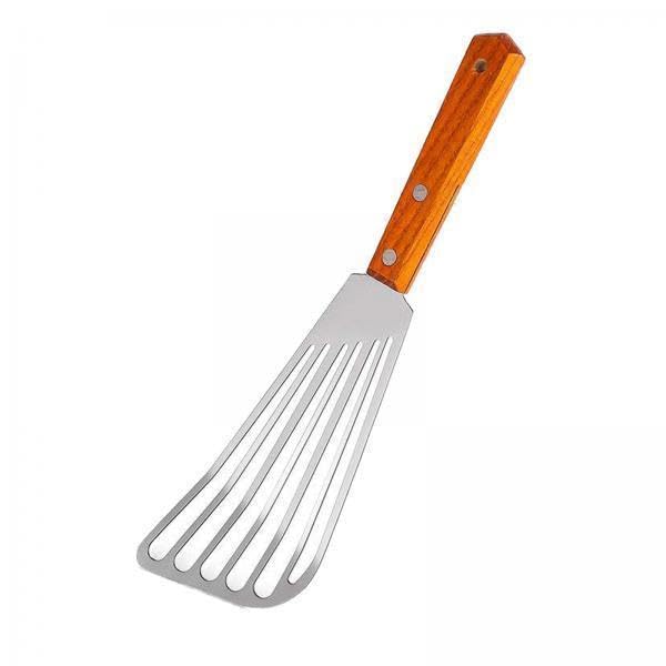 Ujeavette 2Xstainless Steel Grill Spatula Slotted Fish Turner Multifunction Fish Spatula