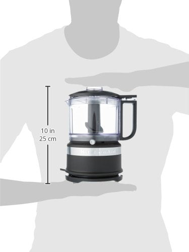 KitchenAid 3.5-Cup Food Chopper, Matte Black, Model KFC3516BM, Medium Size