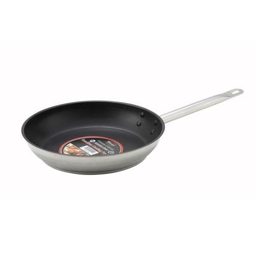 Winco - Ssfp-9Ns - 9 1/2 In Non-Stick Stainless Steel Fry Pan