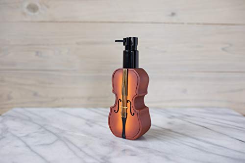 Borders Unlimited Brown Violin Music Lotion/Soap Dispenser, Multi