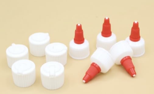 2X Plastic Bottle With Caps- 8Oz Natural Color -Empty Bottle For Nail Supply (Acetone)