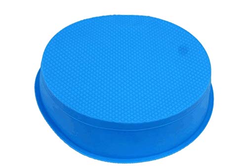 Pizety Set of 2 Silicone Round Cake Pans, 9-Inch, Red & Blue, Perfect for Baking