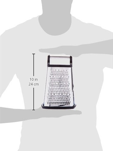 Norpro 4-Sided Grater With Catcher, Stainless Steel