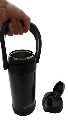 Aquatix Double Wall Insulated Stainless Steel Sport Thermos Bottle 68 Ounce Midnight Blue