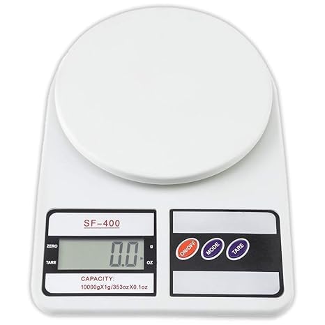 Make A Wish Kitchen Weighing Machine/Food Scale For Health, Fitness, Shop,Home Baking & Cooking With Large Lcd Display,Tare Func
