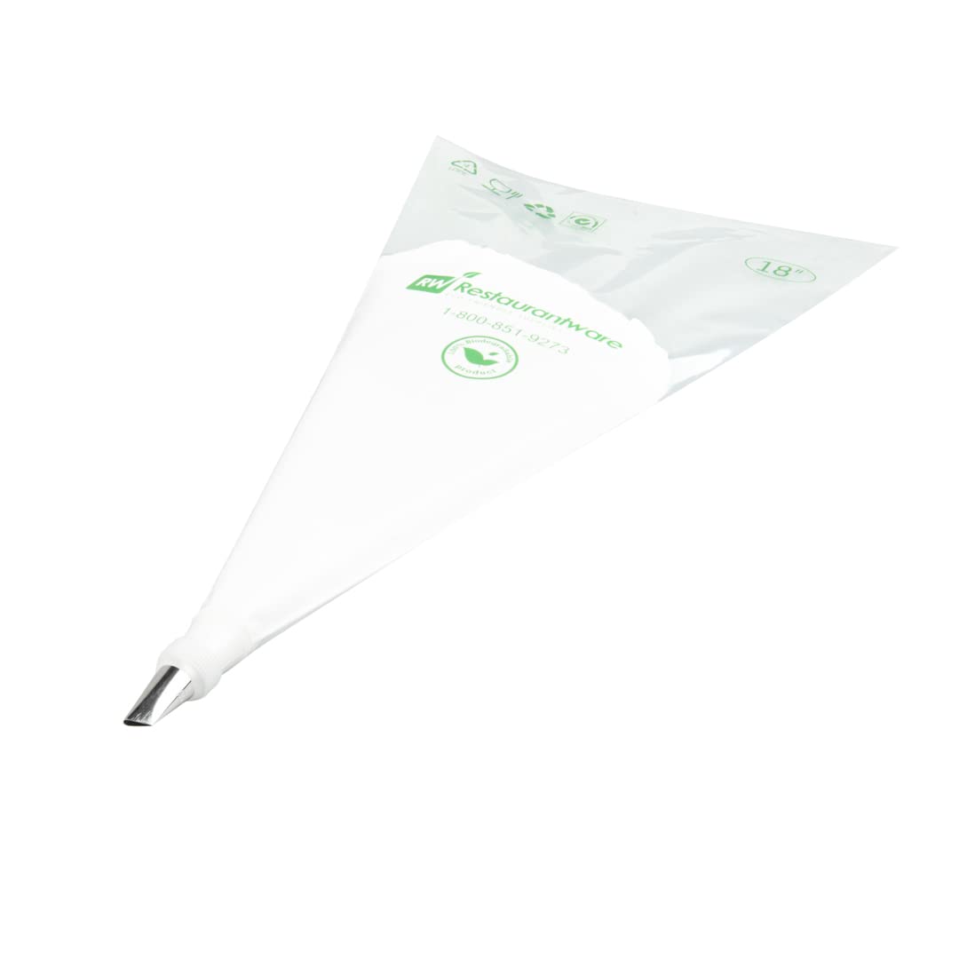 Restaurantware Pastry Tek Petal Tip 1 Reusable Decorating Cake Tip - #103 Dent-Resistant Stainless Steel Rose Frosting Tip Dishw