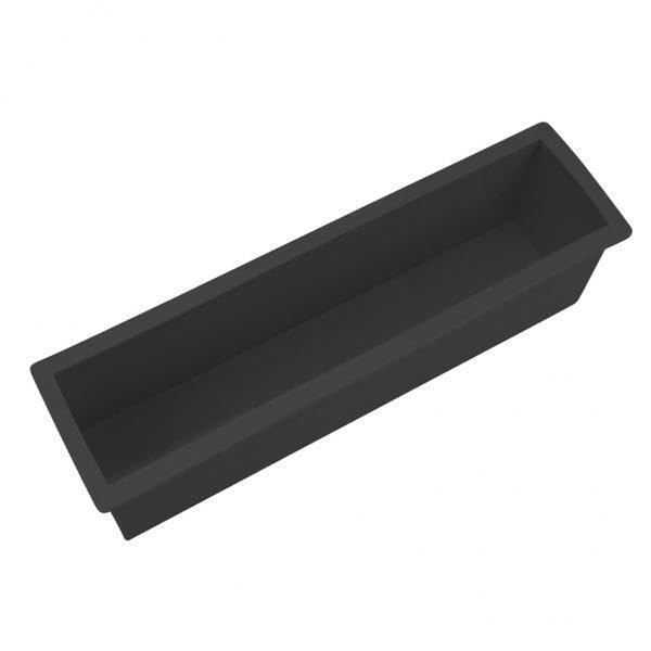 JAZZY PEARLS 4x1200g Silicone Loaf Soap Mould Toast Bread Making Rectangle Mold A Black