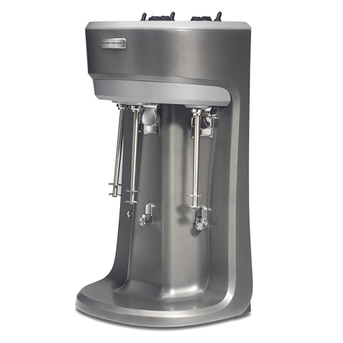 Hamilton Beach Hmd400 120V Triple Spindle Commercial Drink Mixer, Grey
