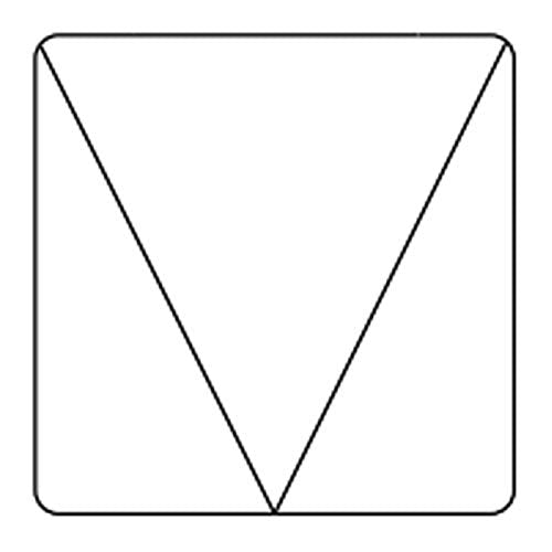 Ateco Triangle Mold & Top - 12 Inch Long