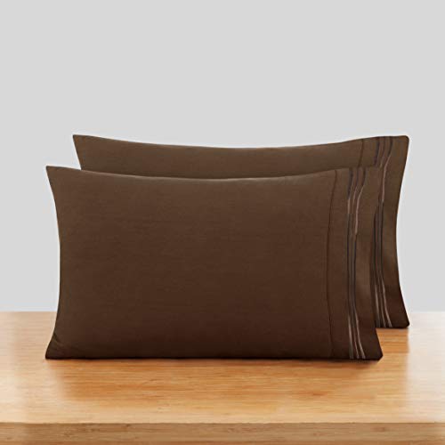 Nestl Pillow Cases Set Of 2 - Soft Pillow Cover - Lightweight Pillowcases Queen Size Set Of 2 - Microfiber Pillow Case 20X30 Inc