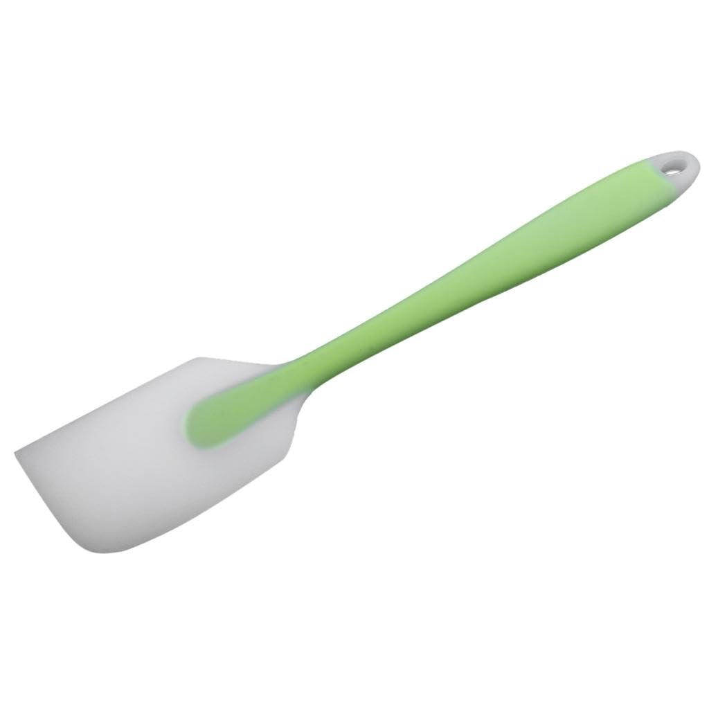 Ujeavette Long Handle Silicone Spatula HeatResist Cake Decorating Scraper Green