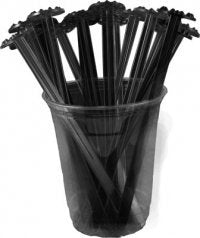 Barconic Muddler Stirrers - Black (Bag Of 50)
