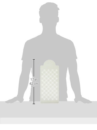 Designer Stencils Princess Lace 3 Cake Foodgrade Stencil, 6.4'' X 11.2'', Beige/Semi-Transparent