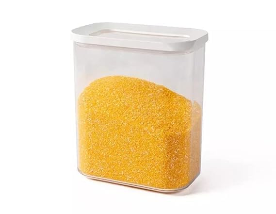 Dhyankeshwer Food Storage Containers Airtight With Lids 1500 Ml | Stackable Kitchen Pantry Storage Jars For Cereal, Pasta & Baki