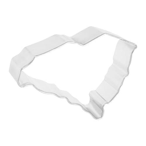CybrTrayd South Carolina State Cookie Cutter - Durable Tinplated Steel, Silver, Model 000RM-1440