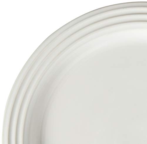 Le Creuset Stoneware Set Of 4 Dinner Plates, 10.5'' Each, White