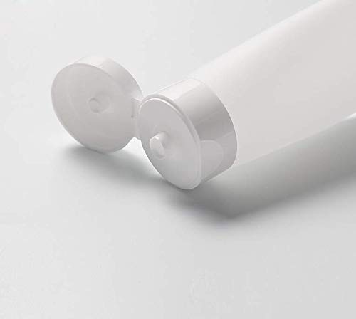 ericotry 6pcs Clear Plastic Cosmetic Tubes 150ml Squeeze Bottles with Flip Cap - Travel Set for Makeup, Refillable Containers