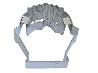 Cybrtrayd R and M Basket 3  Cookie Cutter in Durable, Economical, Tinplated Steel