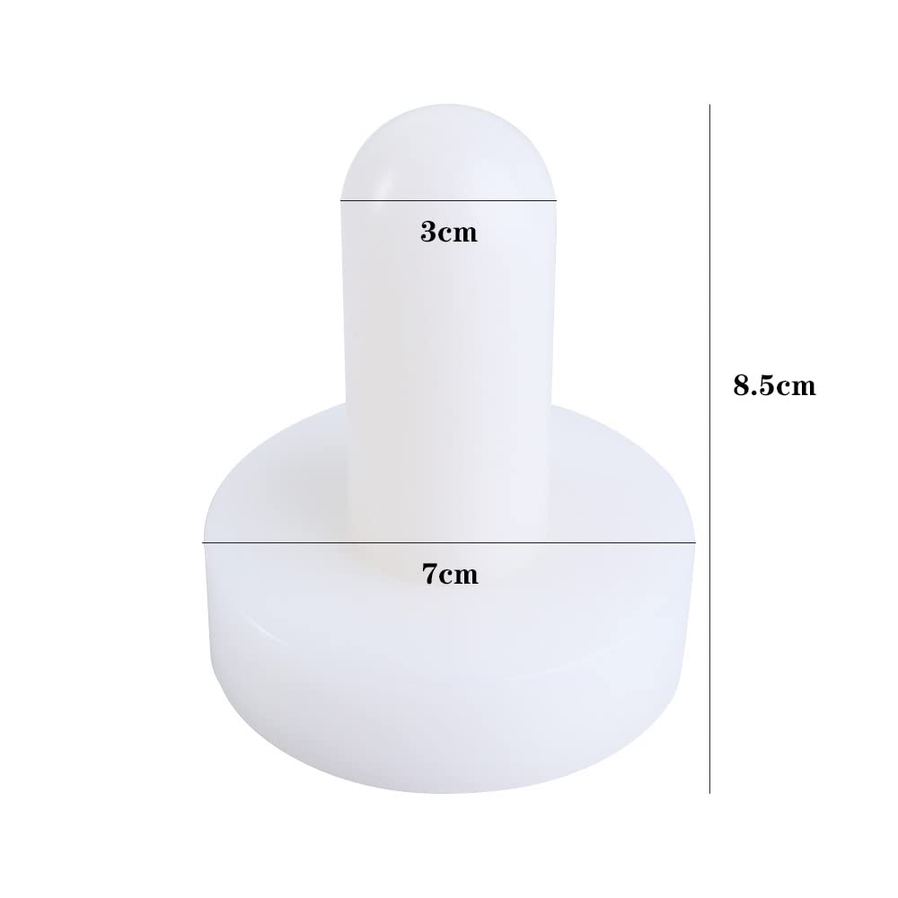 Leadigol 1Pcs Cake Pusher,Plastic Tart Pastry Double Ended Dough Tart Tamper Pie Eggtart Mold For Kitchen