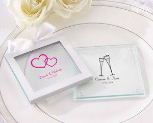 Clear Diy Glass Drink Coasters (Set Of 12)  Home D  Cor Or Diy Party Favor