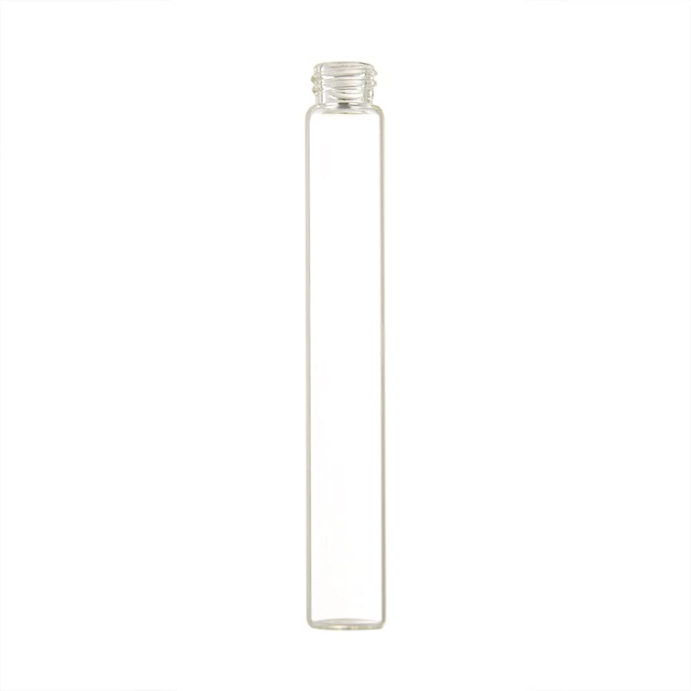 Enslz 10Ml 10Pcs Glass Spray Bottle Refillable Perfume Atomizer Mini Sample Test Bottle Thin Glass Vials (Silver)