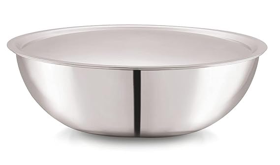 Cello TriPly 22 Cm Stainless Steel Cookware Tasla With Lid 2.2 Ltr | TriPly Bottom Tasla With Ss Lid | Induction And Gas Stove