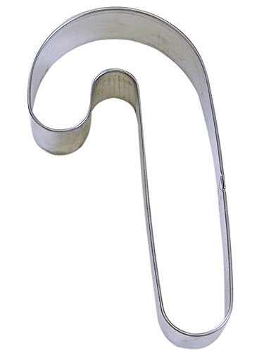 R&M Candy Cane 5.5'' Cookie Cutter In Durable, Economical, Tinplated Steel