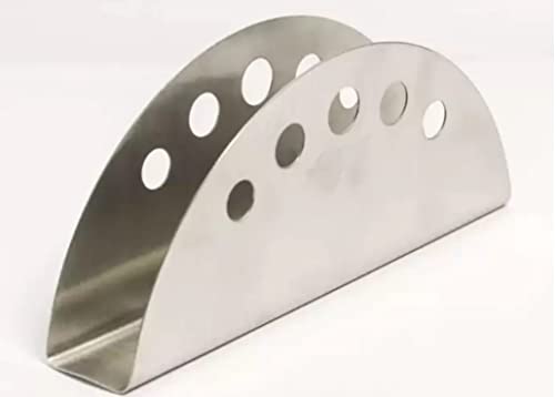 Dynore Stainless Steel Round Hole Napkin Holder/Tissue Paper Holder For Dining Table, Restaurant, Office And Desk