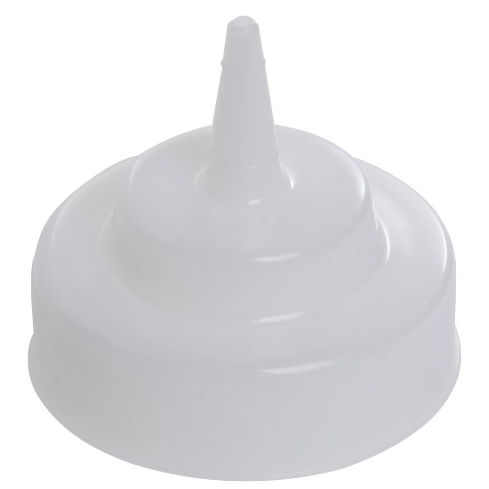 Tablecraft 63Tc Squeeze Bottle Replacement Cap Wide Cone Tip Natural (Set Of 12 Per Case)