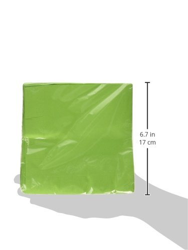 Kiwi Green 2-Ply Lunch Paper Napkins - 6.5 X 6.5 (Pack Of 40) - Luxurious & Absorbent, Perfect For Parties & Events