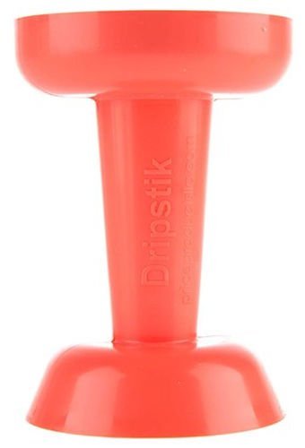 Dripstik No Mess Ice Cream Cone & Frozen Treat Holder Also Makes Ice Pops (Coral)