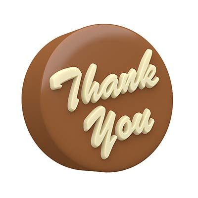 Spinningleaf Thank You Sandwich Cookie Chocolate Candy Mold