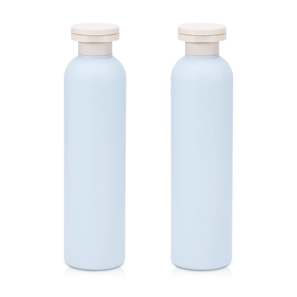 Umetass 8.8 Oz Travel Shampoo Bottles, Refillable Flip Cap Squeeze Bottles For Toiletries, Large Leakage-Proof Travel Shampoo An