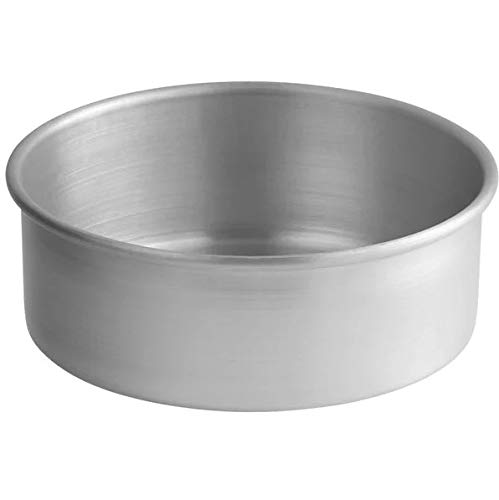 Ame D'Essence (1-Pc) Aluminum Cake Pans Layer Round Cake Pan Durable Commercial Grade 8'' Dia X 3''