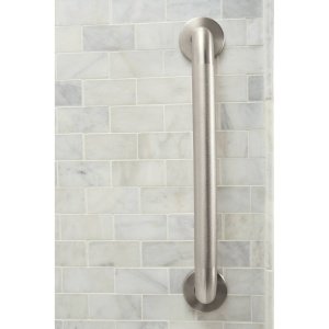 Moen Bathroom Safety 12-Inch Peened Textured Grip Stainless Steel Bathroom Grab Bar With Concealed Screws, Shower Handles For El