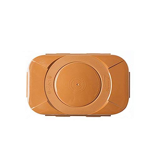 E-Jen Premium Kimchi, Sauerkraut Container Probiotic Fermentation With Inner Vacuum Lid (Earthenware Brown, 045 Gal 17L)