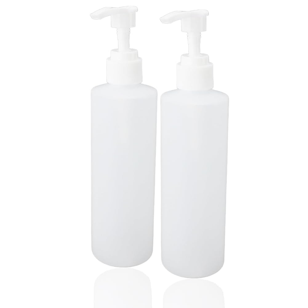 2pcs Massage Oil Warmer Replacement Bottle 250ml Refillable Professional Shampoo Pump Bottles for Face Cream Massage Lotion Hand