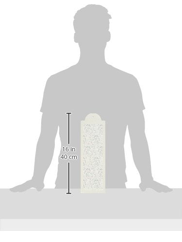 Designer Stencils Chantilly Lace 1 Cake Side Foodgrade Stencil, 3.8 X 13, Beige/Semi-Transparent