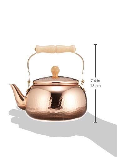 Asahi Food Easy Studio Kettle 2.4L Copper Cne307 (Japan Import)